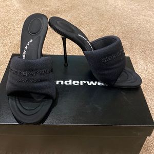 Alexander wang black SIENNA slide heels pumps shoes from nordstrom SOLD OUT 8.5